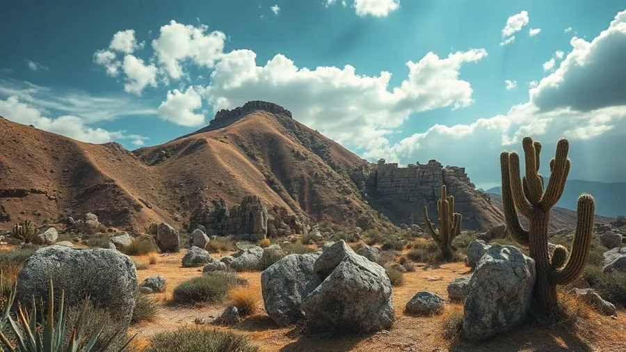 El cerro del Tepeyac en el siglo XVI antes de la edificación del santuario