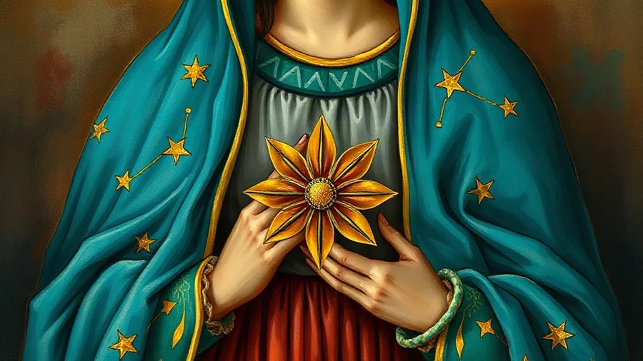 Iconografía y simbolismo de El Manto Estrellado de la Virgen de Guadalupe: Astronomía y Constelaciones de 1531