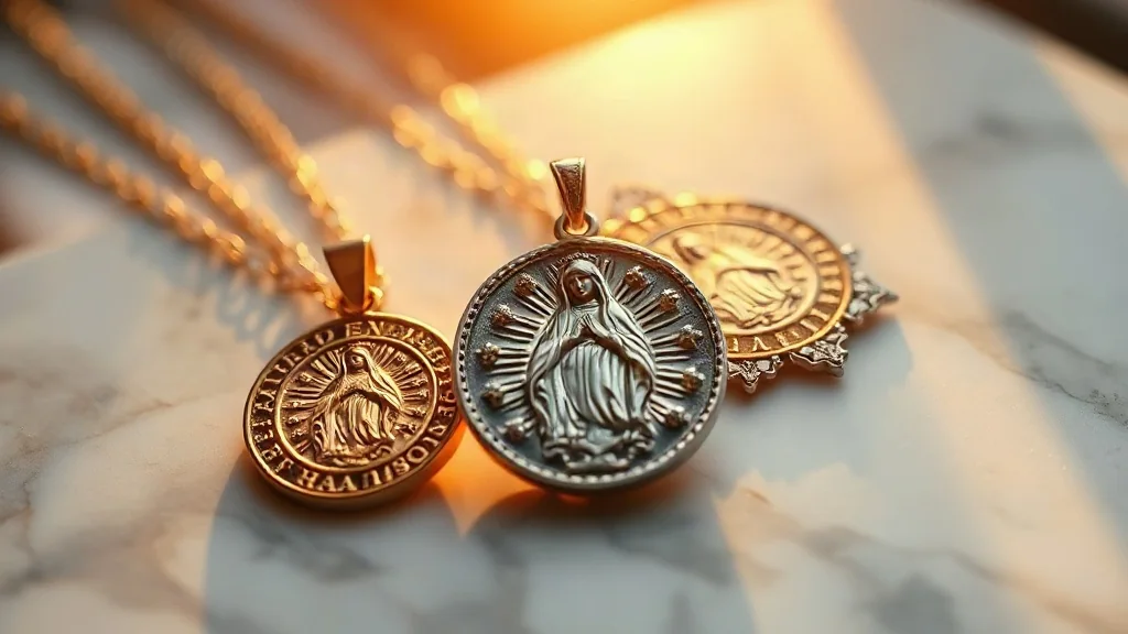 Medallas y Dijes de la Virgen de Guadalupe en Plata 925 y Oro